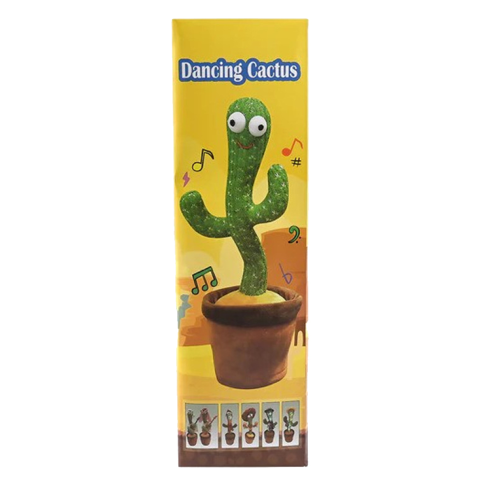 Dancing Cactus Repeat Talking Toy - Image 2