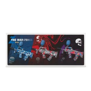 Electric Gel Blaster Toy Gun with Rechargeable Battery, Gel Balls, Scope & Tactical Accessories