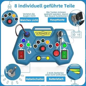 Montessori Handle and Busy Board Toy for Toddlers