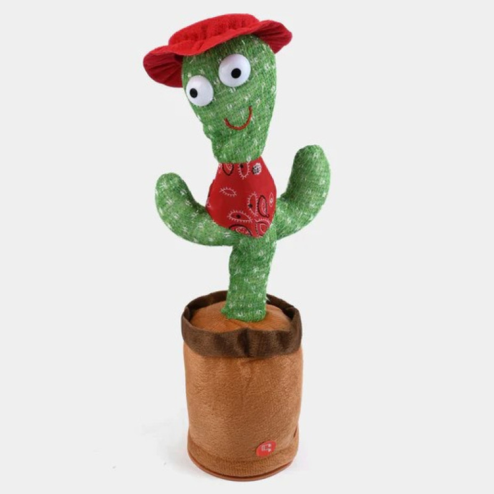 Dancing Cactus Repeat Talking Toy - Image 3