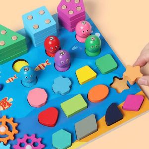Wooden Puzzle Sorting Toys For Children