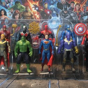 Avengers superhero Figures Play Set for Kids (Multiple Characters)