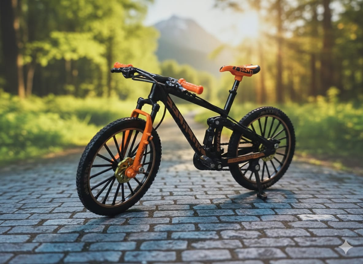 Die-Cast Mountain Bike Model – Realistic Design & Premium Finish - Image 3