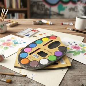 12 Water Color Paints – Perfect for School & Creative Art