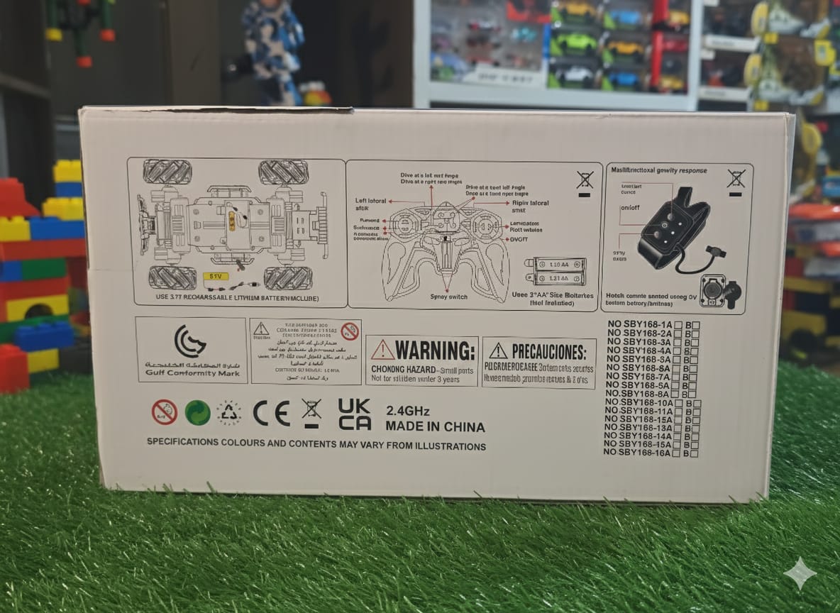 1:16 Scale Remote Control Spray Stunt Car - Image 5