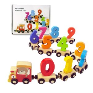 Educational Wooden Number Train Toy