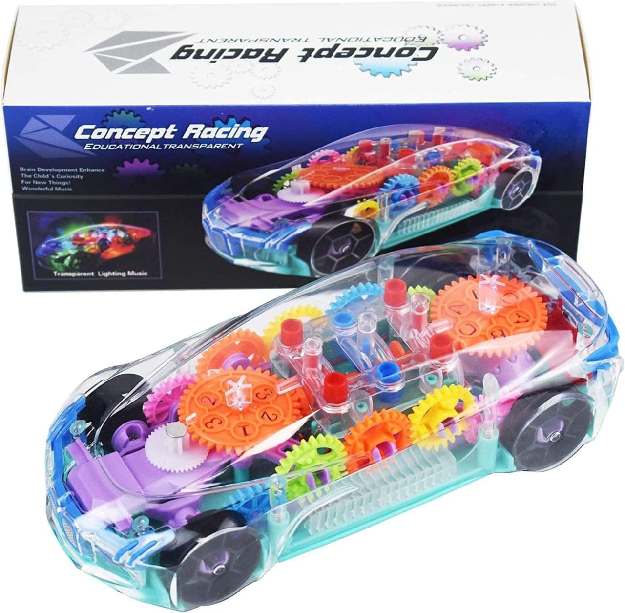 The acousto-optic gear car is a high-energy toy - Image 3