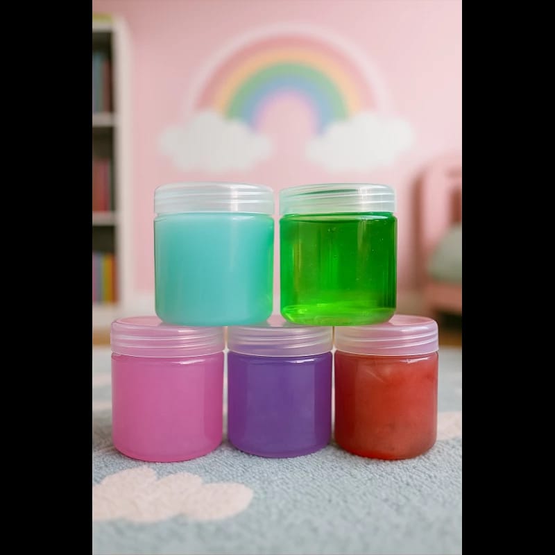 Crystal Colorful Sparkling Glittery Slime for Kids - Image 3
