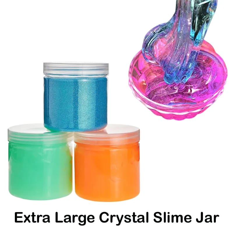 Crystal Colorful Sparkling Glittery Slime for Kids - Image 2