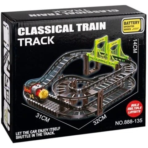 38PCS Classical Rail Train Track Set - Image 2