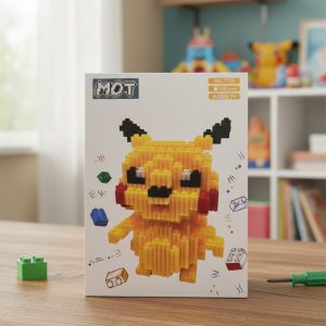 Pikachu Micro-Block Building Set (1850+ Pieces)