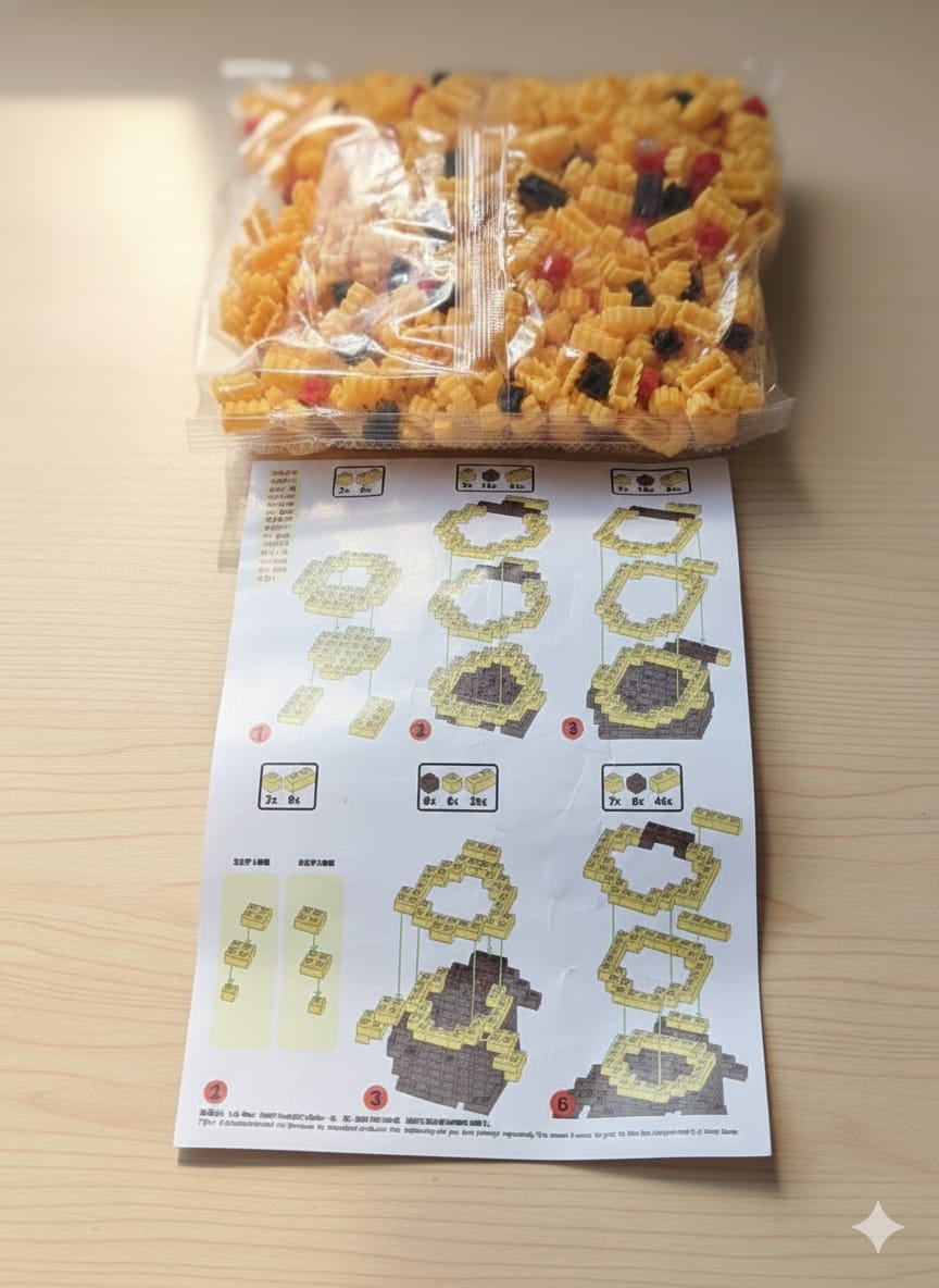 Pikachu Micro-Block Building Set (1850+ Pieces) - Image 2