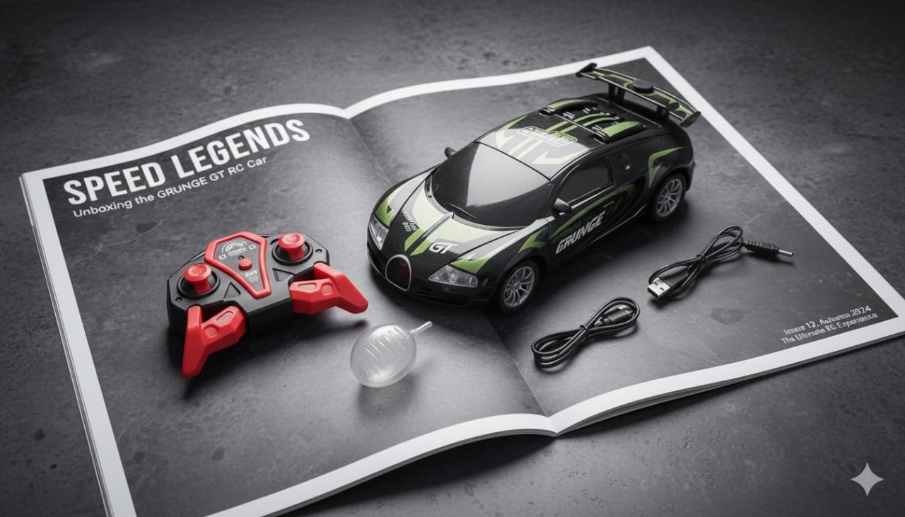 Spray Runner Remote Control Car (1:18 Scale) - Image 2