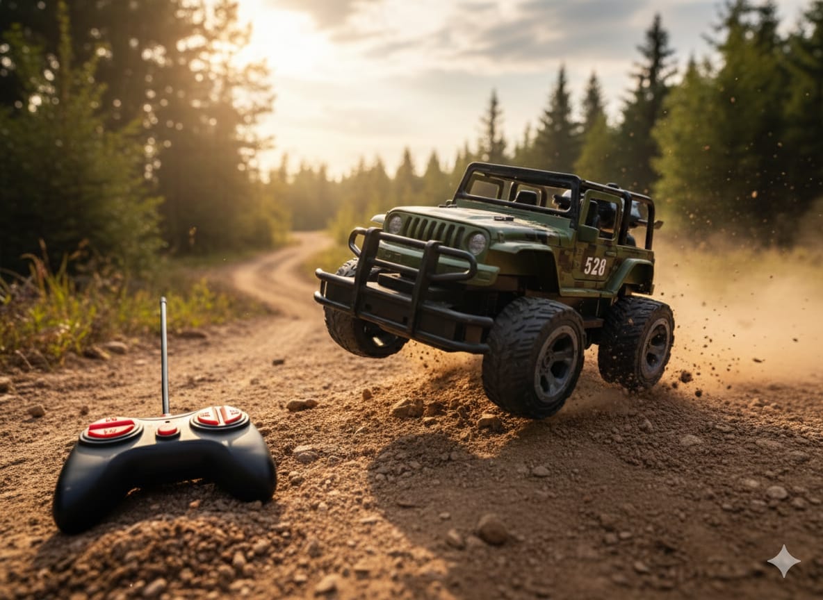 KNIGHT Ready-To-Run R/C Radio Control Light Jeep - Image 3