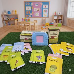 Talking Flash Cards Learning Toy – Interactive Early Childhood Education Device for Toddlers