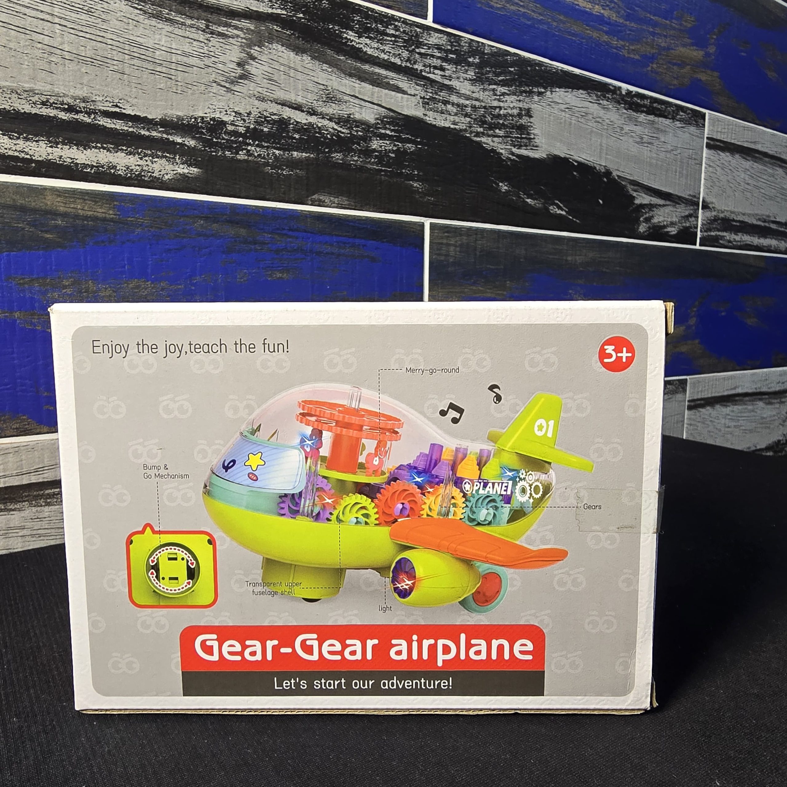 Gear-Gear Airplane: Interactive Educational Toy - Image 5