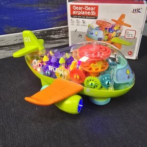 Gear-Gear Airplane: Interactive Educational Toy