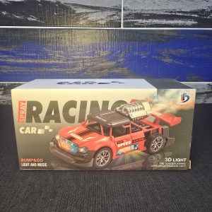 "Bump & Go" Electric Racing Toy Car.