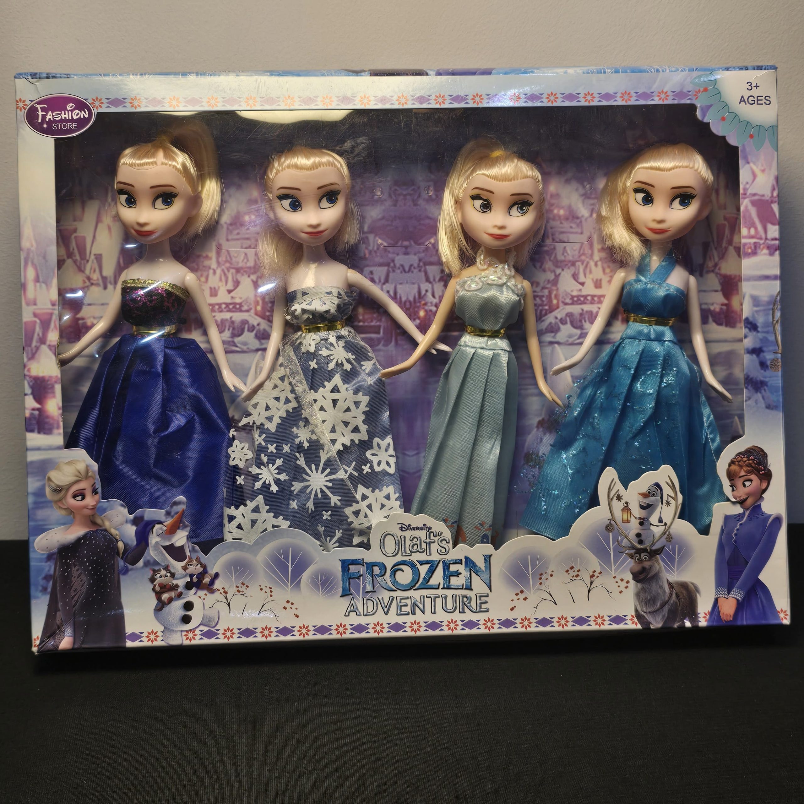 4-piece Frozen-themed fashion doll set - Image 4