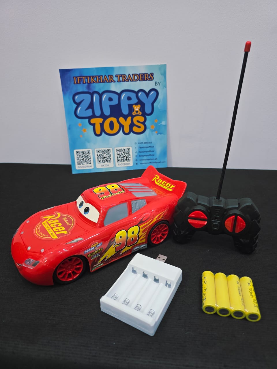 Lightning McQueen Inspired Remote Control Racing Car for Kids - Image 2