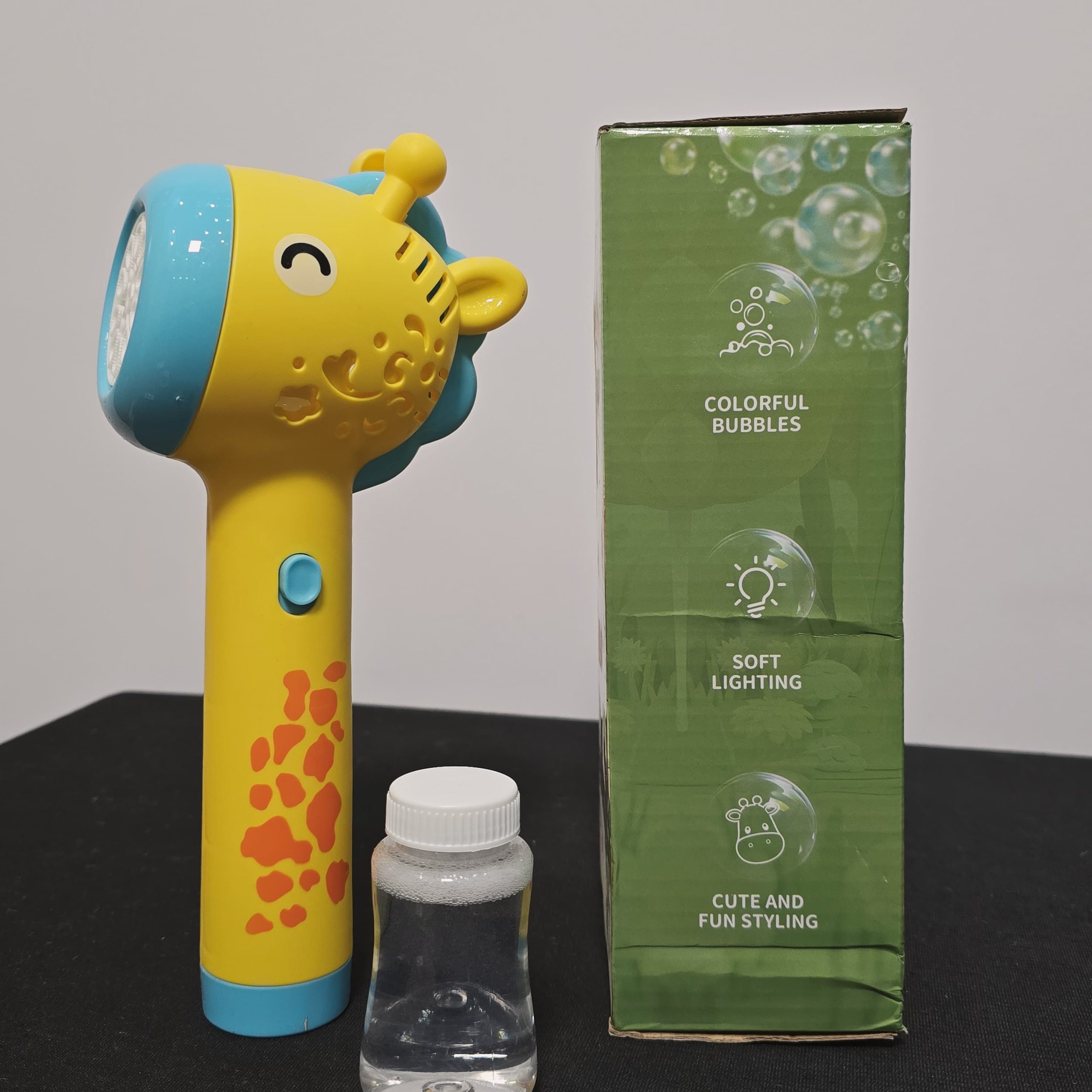 Automatic Giraffe Bubble Gun – 10-Hole Continuous Bubble Blower Toy - Image 4