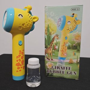 Automatic Giraffe Bubble Gun – 10-Hole Continuous Bubble Blower Toy