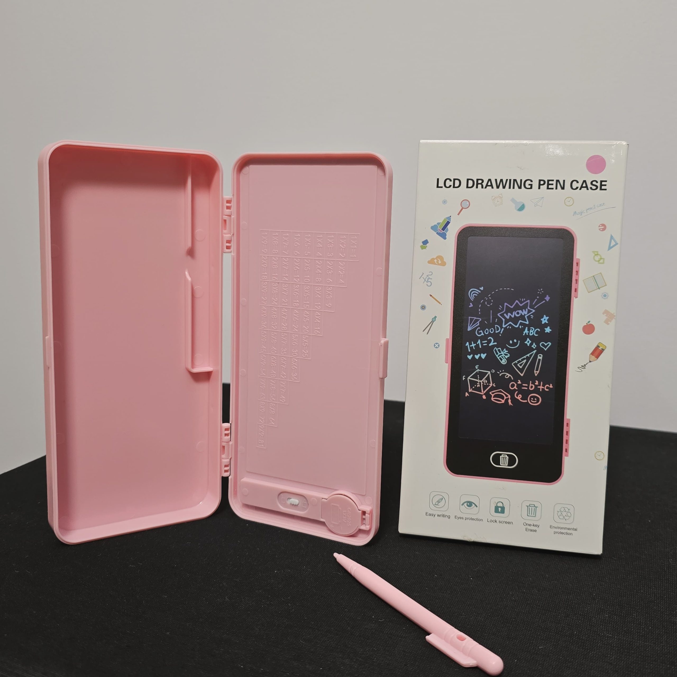 LCD Drawing Pen Case for Kids with Erasable Writing Board - Image 2
