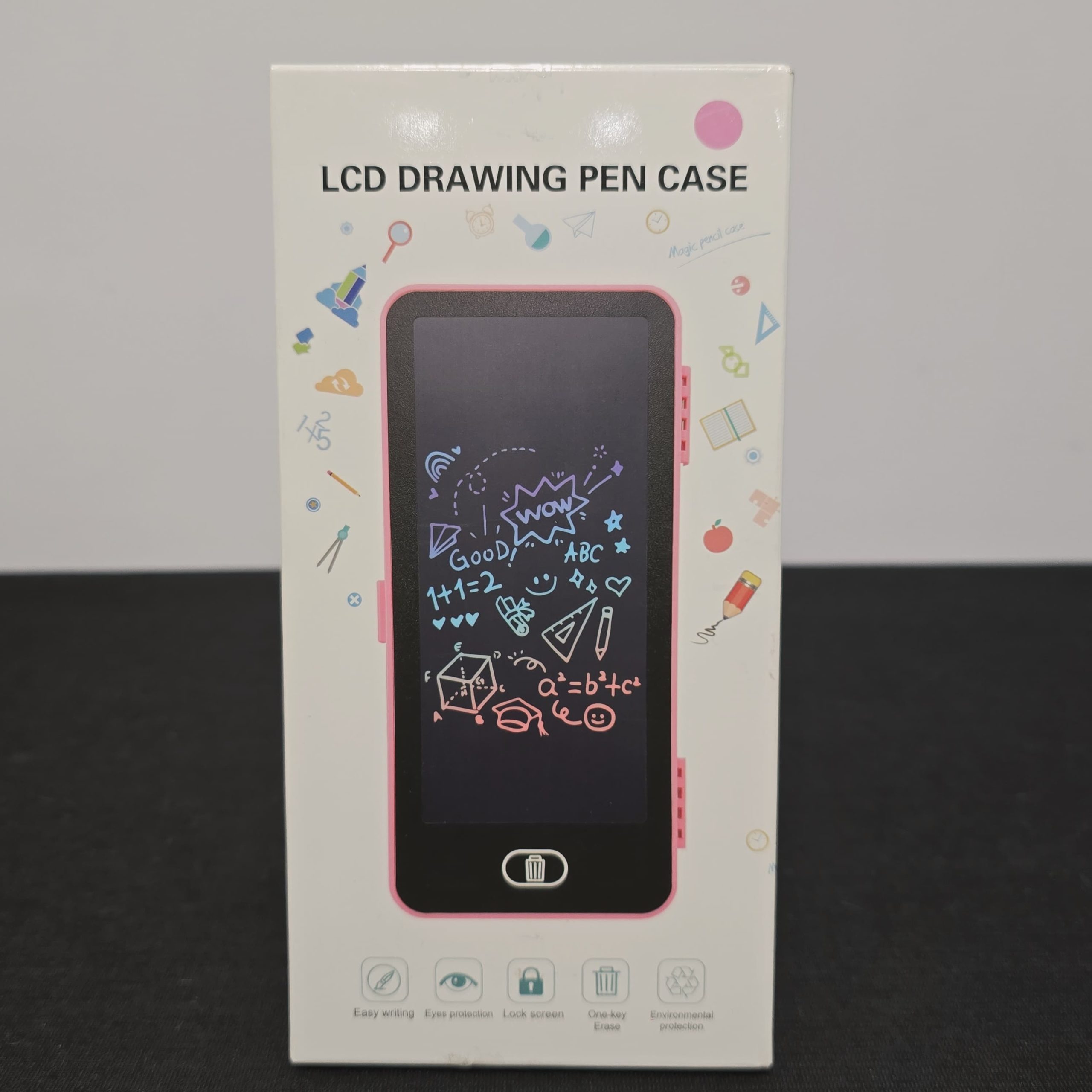 LCD Drawing Pen Case for Kids with Erasable Writing Board - Image 5