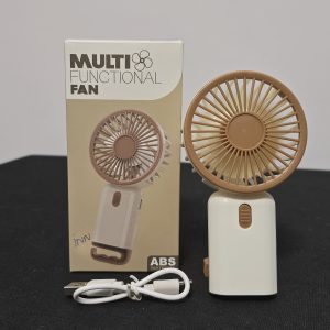 Portable Multi-Functional Mini Fan – USB Rechargeable Handheld & Desktop Fan