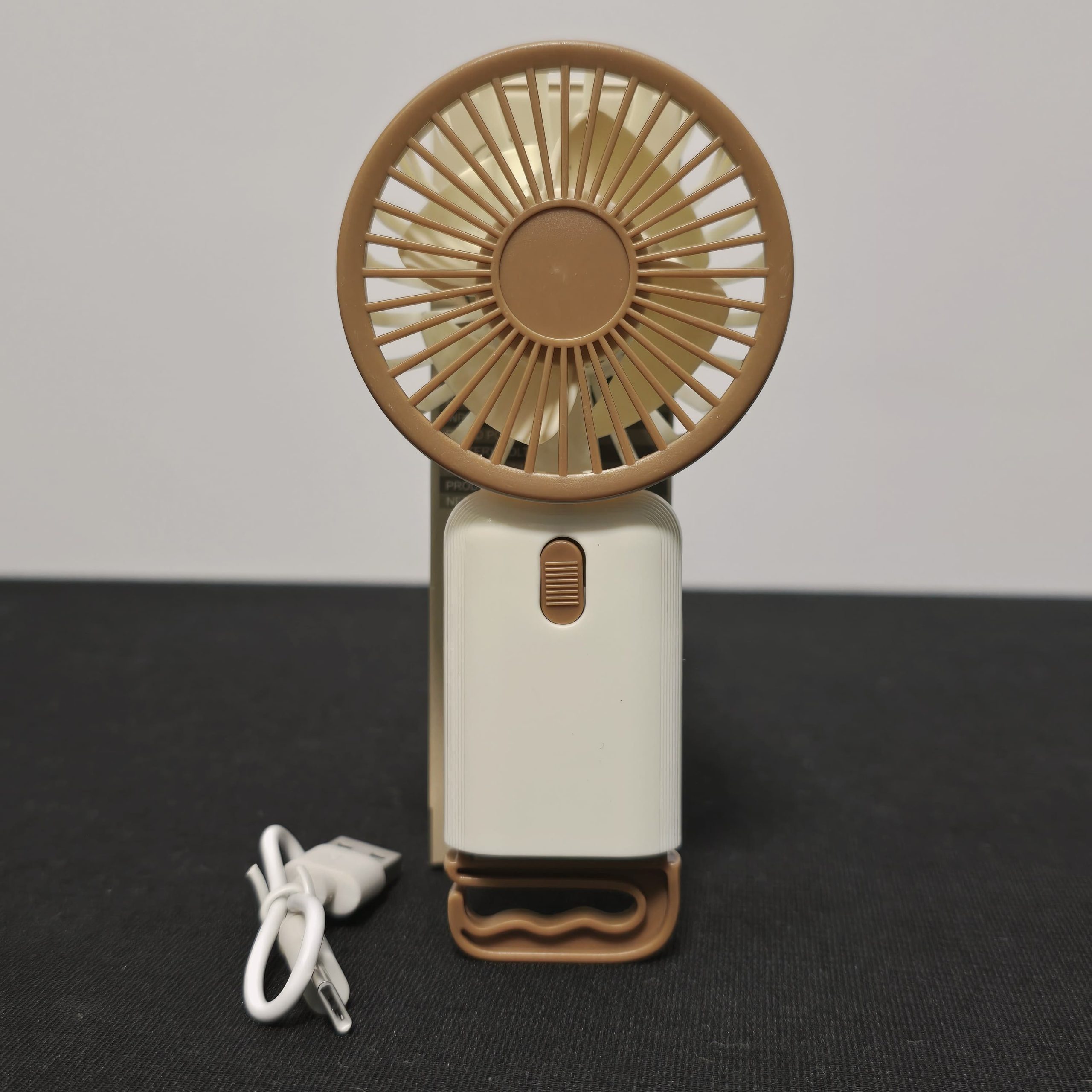 Portable Multi-Functional Mini Fan – USB Rechargeable Handheld & Desktop Fan - Image 3