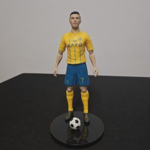 Cristiano Ronaldo Al-Nassr Football Action Figure - Collectible Display Model