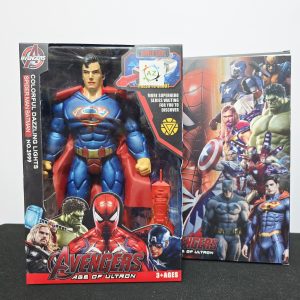 Superman Man of Steel Action Figure - Superhero Collectible Model