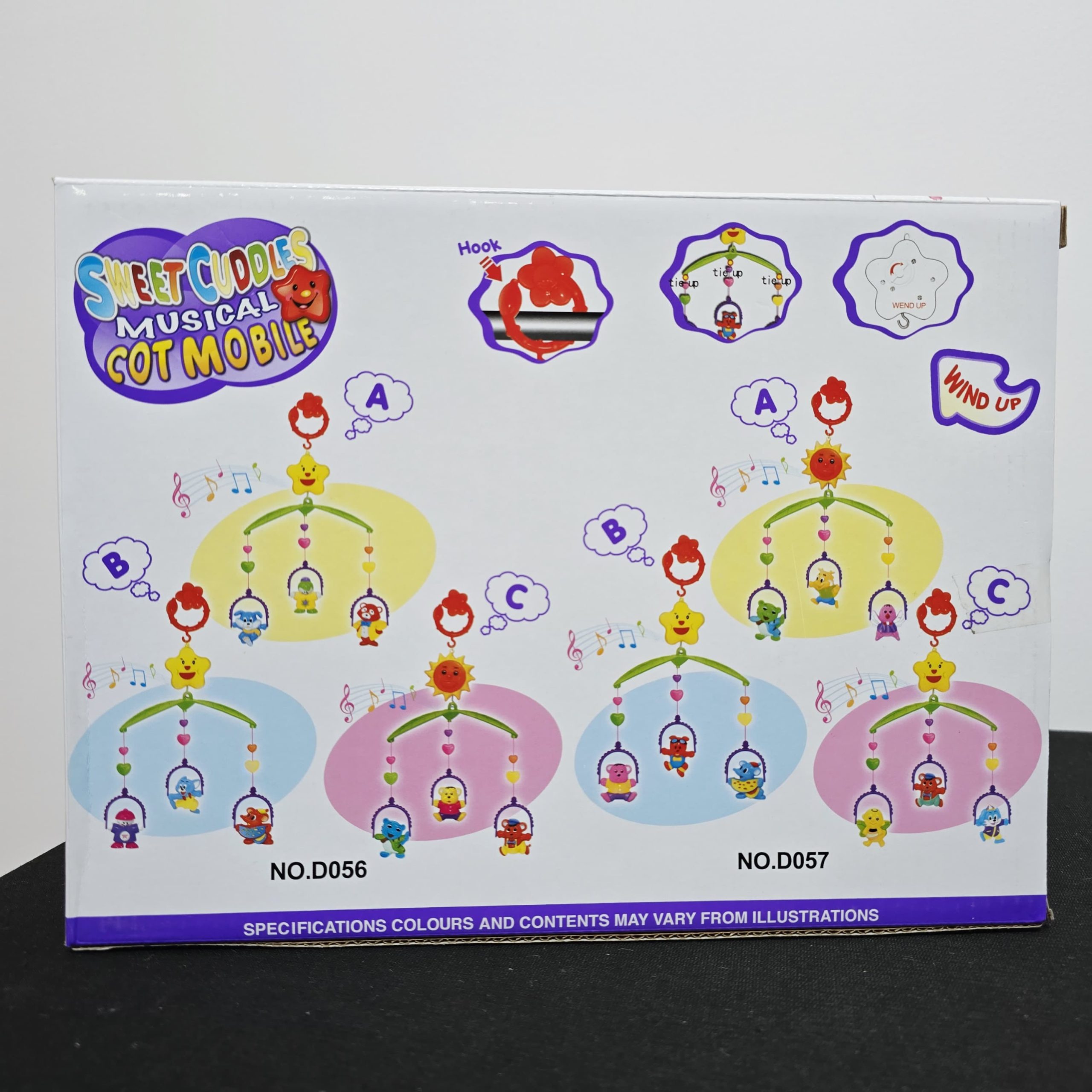 Sweet Cuddles Musical Cot Mobile - Harmonious Wind-Up Baby Toy - Image 2