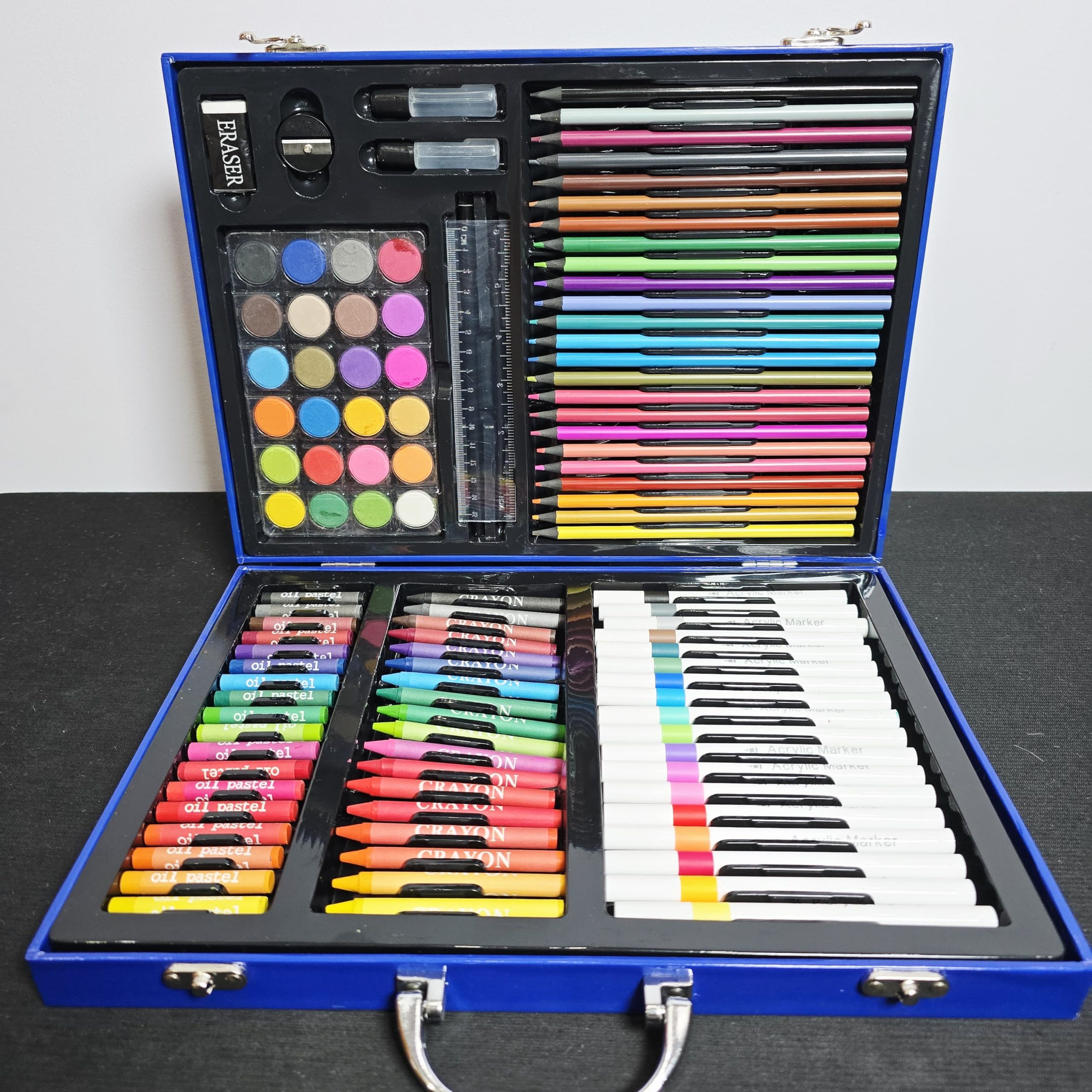 128-Piece Space Adventure Art Set – Deluxe Creative Carry Case - Image 2