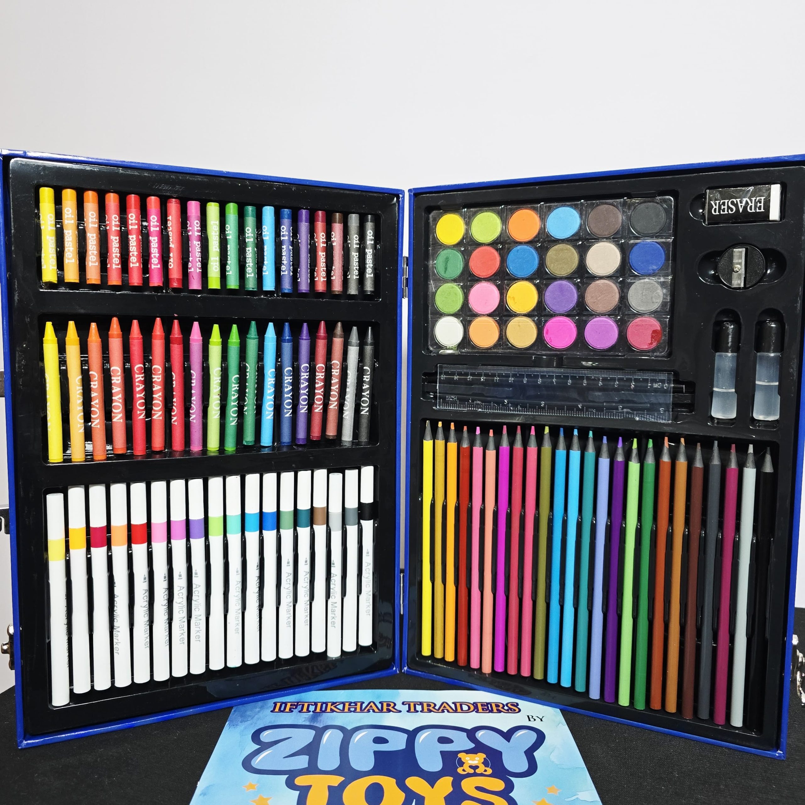 128-Piece Space Adventure Art Set – Deluxe Creative Carry Case - Image 3