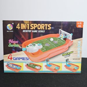 4-in-1 Sports Desktop Game Series – Neon Edition Multi-Sport Set