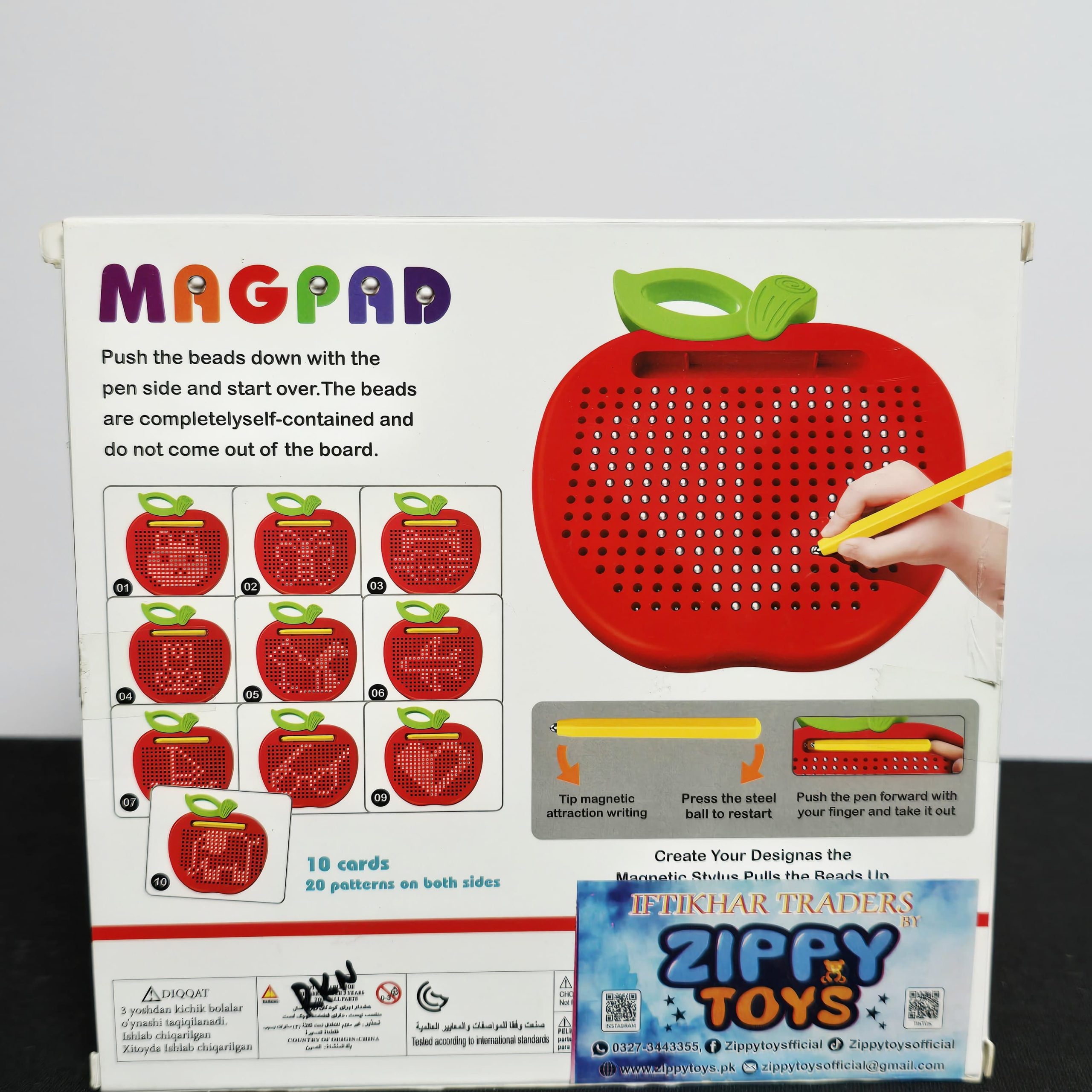 Apple MagPad - Magnetic Drawing Board for Kids - Image 5