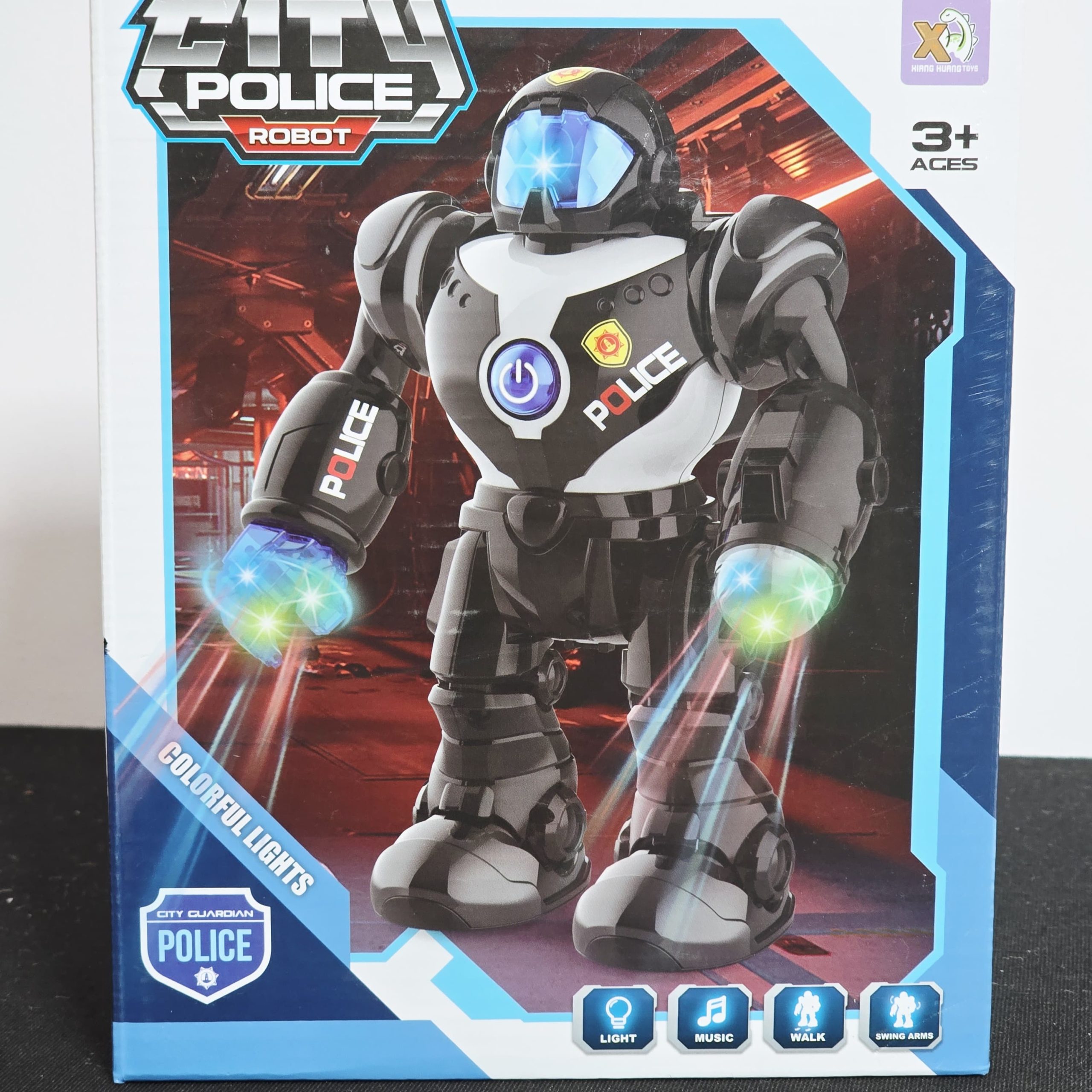 City Guardian Police Robot - Dynamic Battery Operated Toy for Kids - Image 2