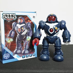 City Guardian Police Robot - Dynamic Battery Operated Toy for Kids