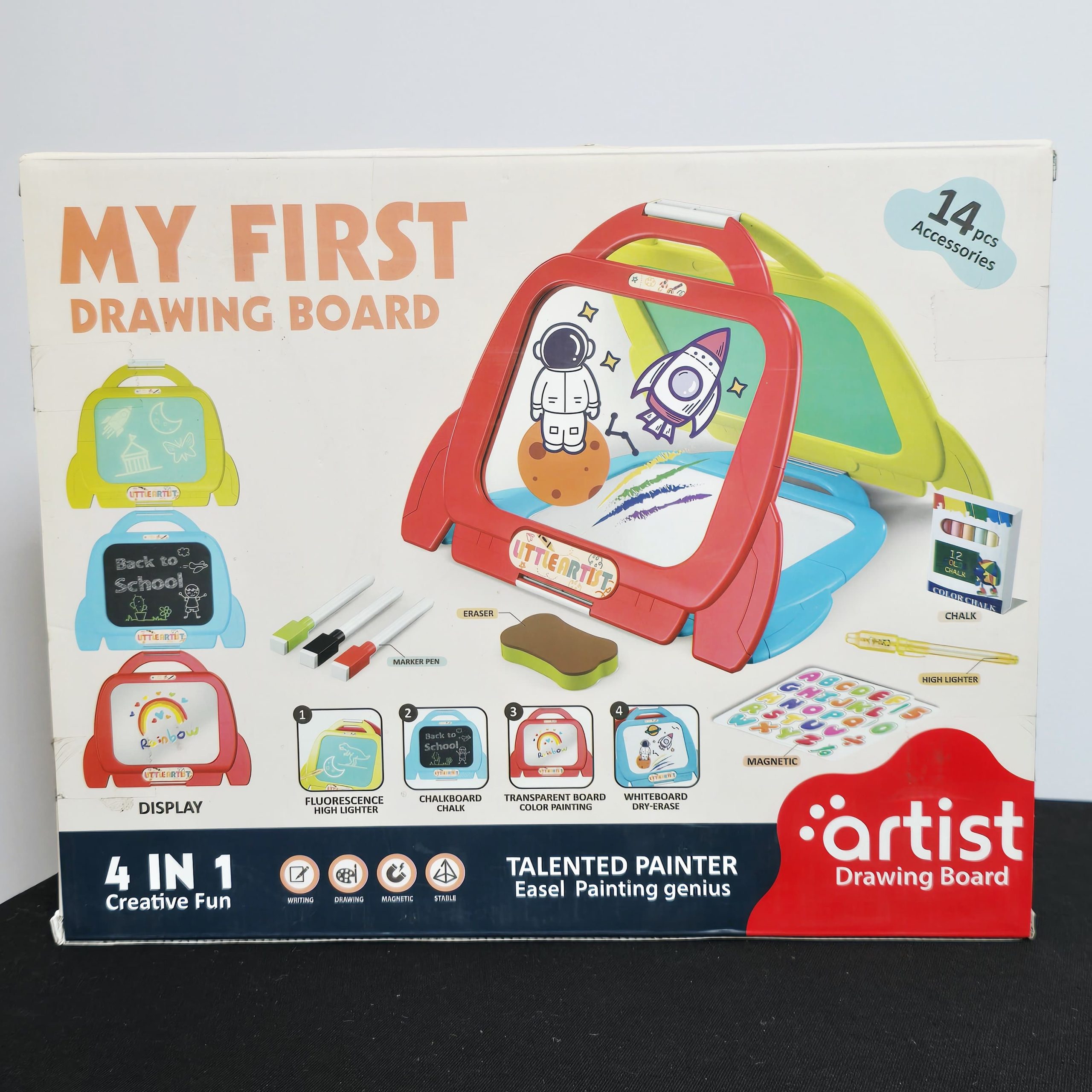 My First Drawing Board: 4-in-1 Creative Easel - Image 2