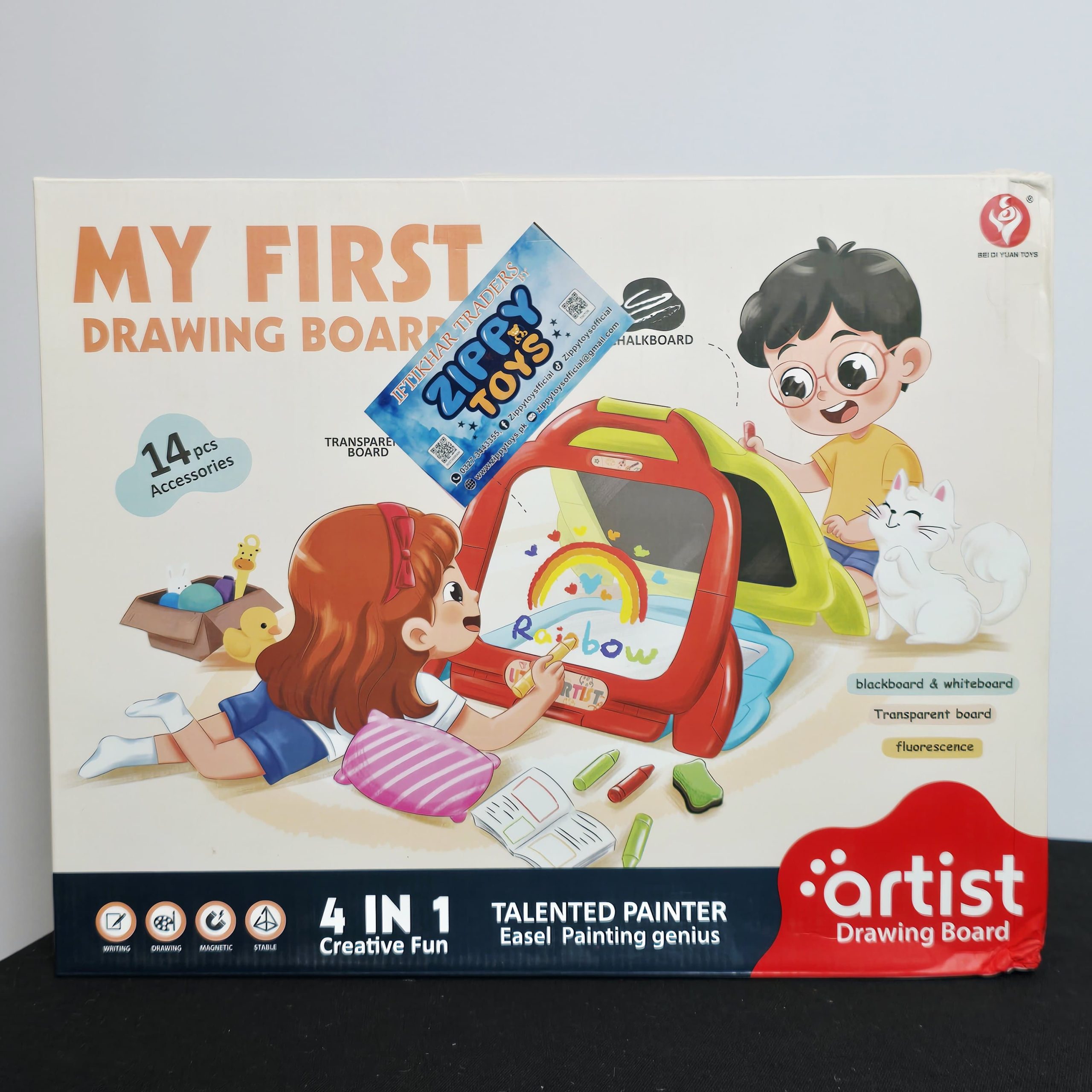 My First Drawing Board: 4-in-1 Creative Easel - Image 4