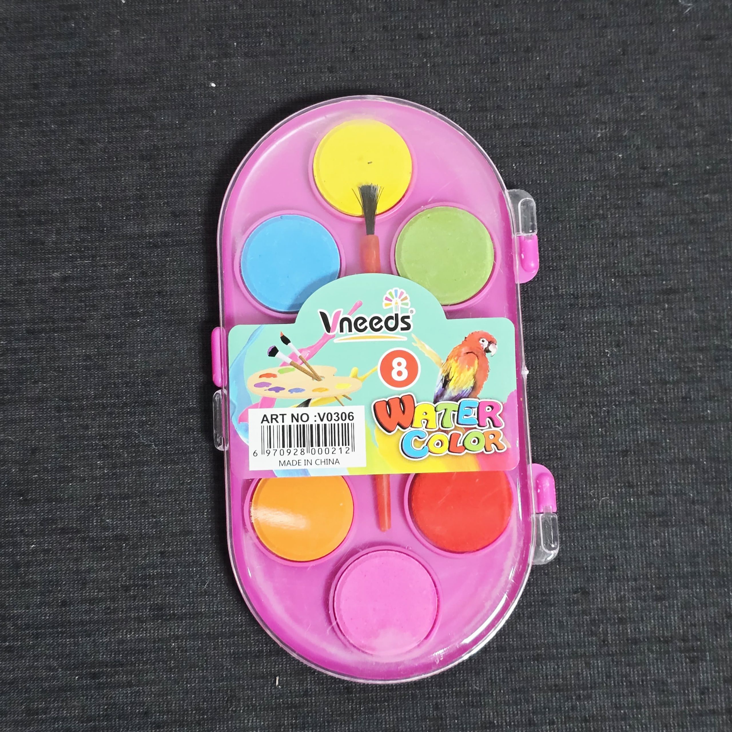 Vneeds 8-Color Essential Watercolor Palette – Portable Oval Art Set - Image 2