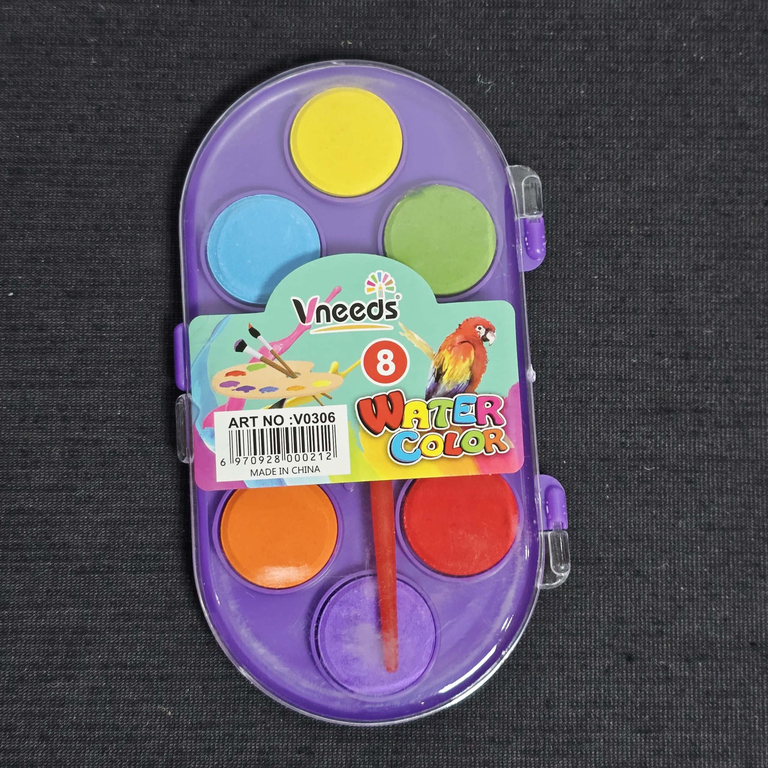 Vneeds 8-Color Essential Watercolor Palette – Portable Oval Art Set - Image 3