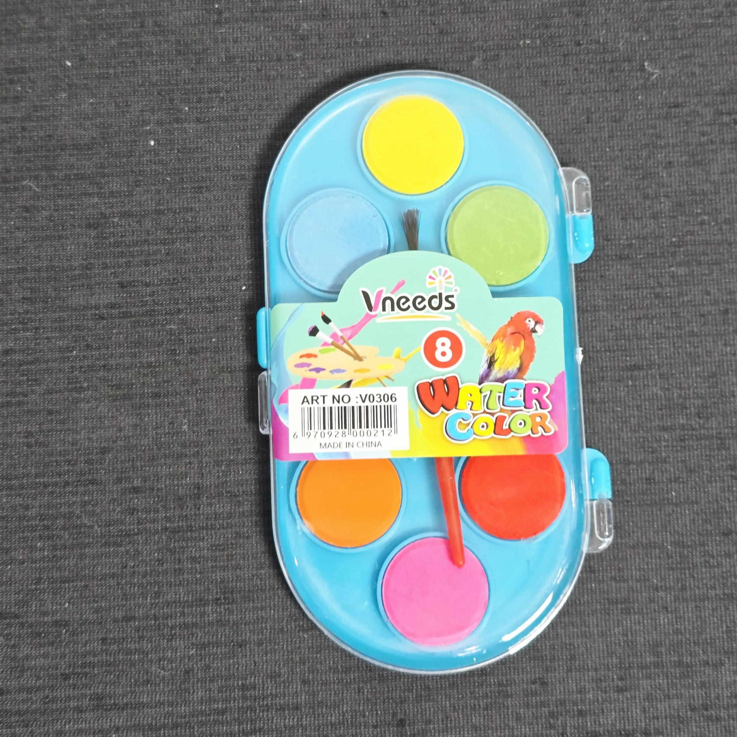 Vneeds 8-Color Essential Watercolor Palette – Portable Oval Art Set - Image 4