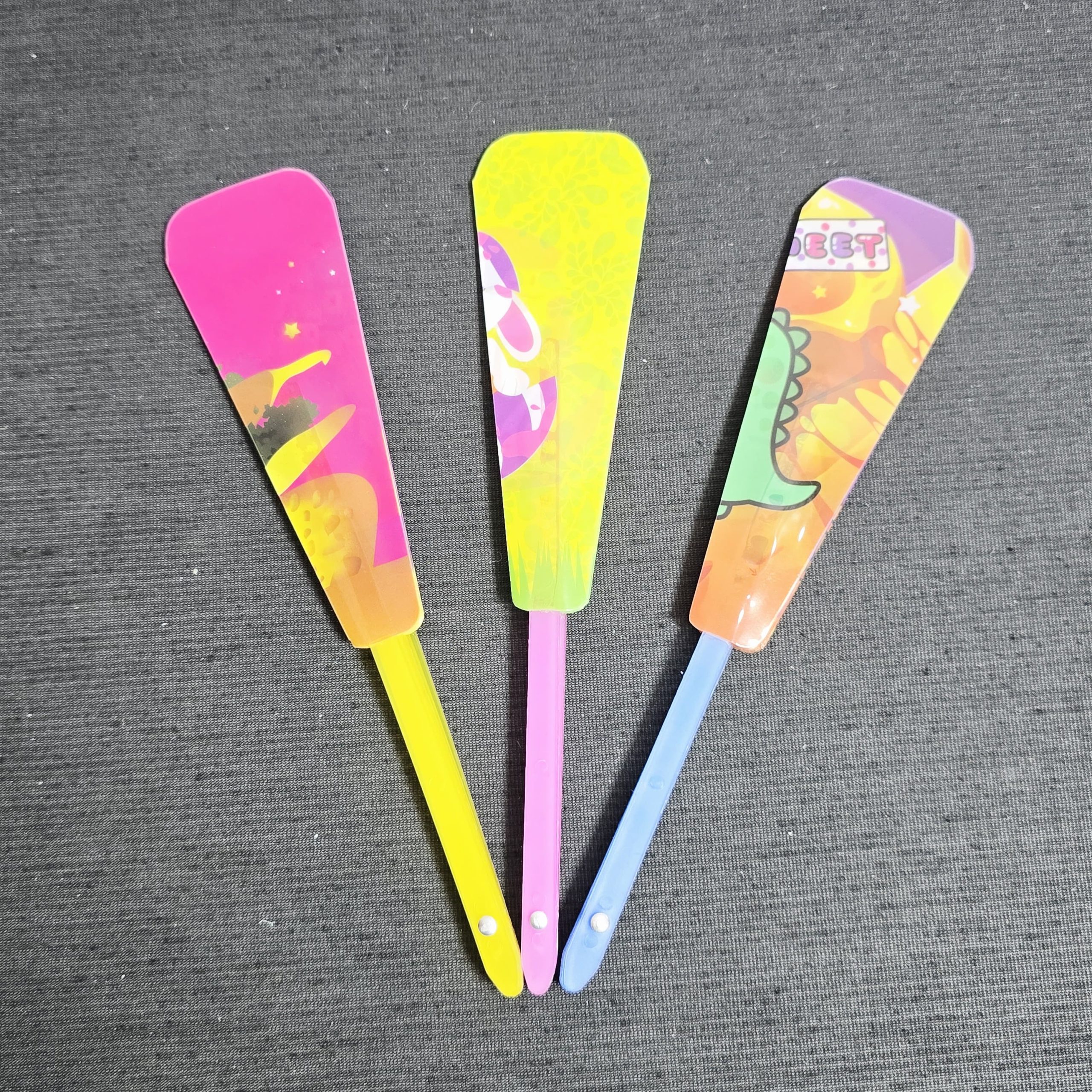 Whimsical Illustrated Hand Fans – Multi-Panel Folding Summer Collection - Image 5
