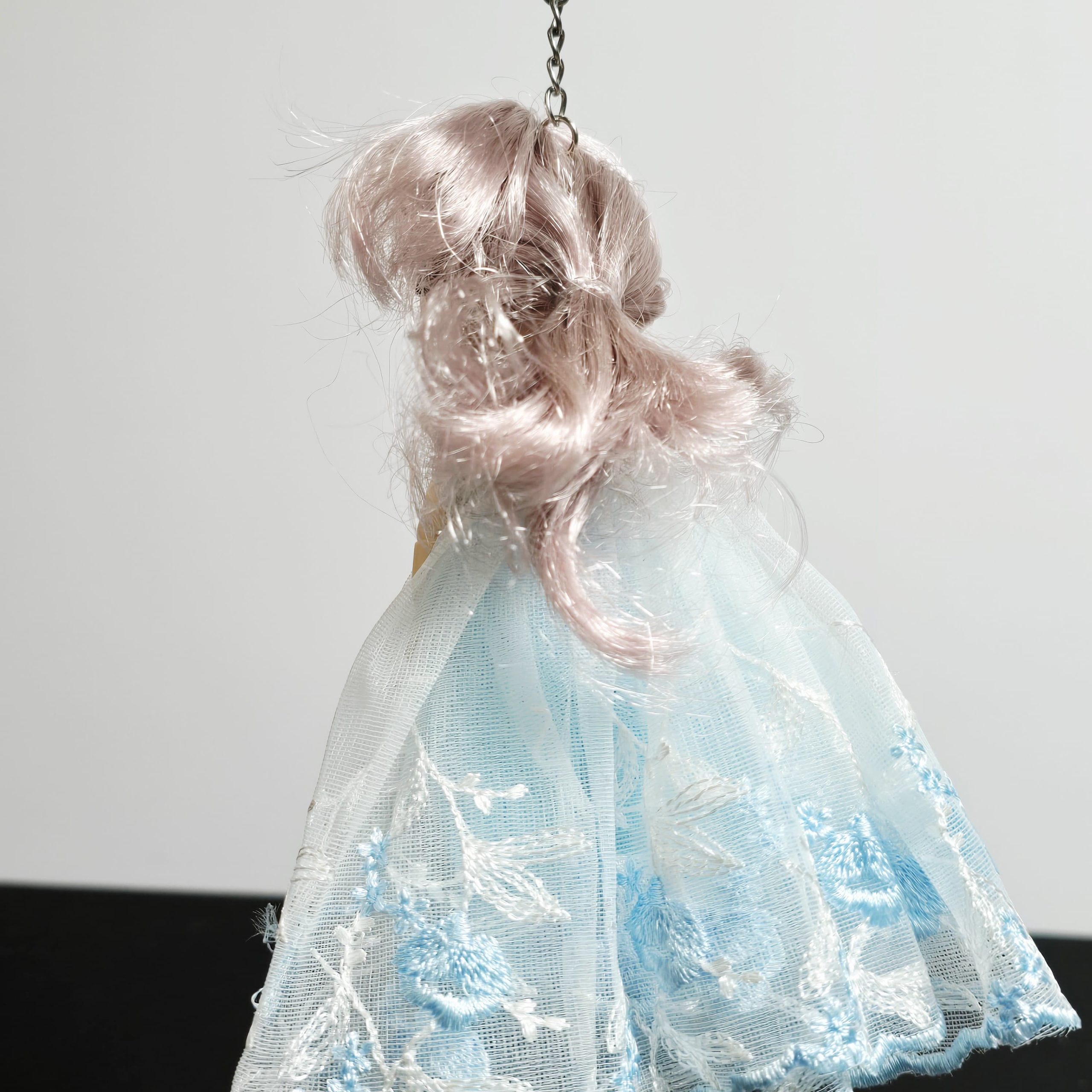 Elegant Lace Ballroom Fashion Dolls – Articulated Collector Miniatures - Image 4