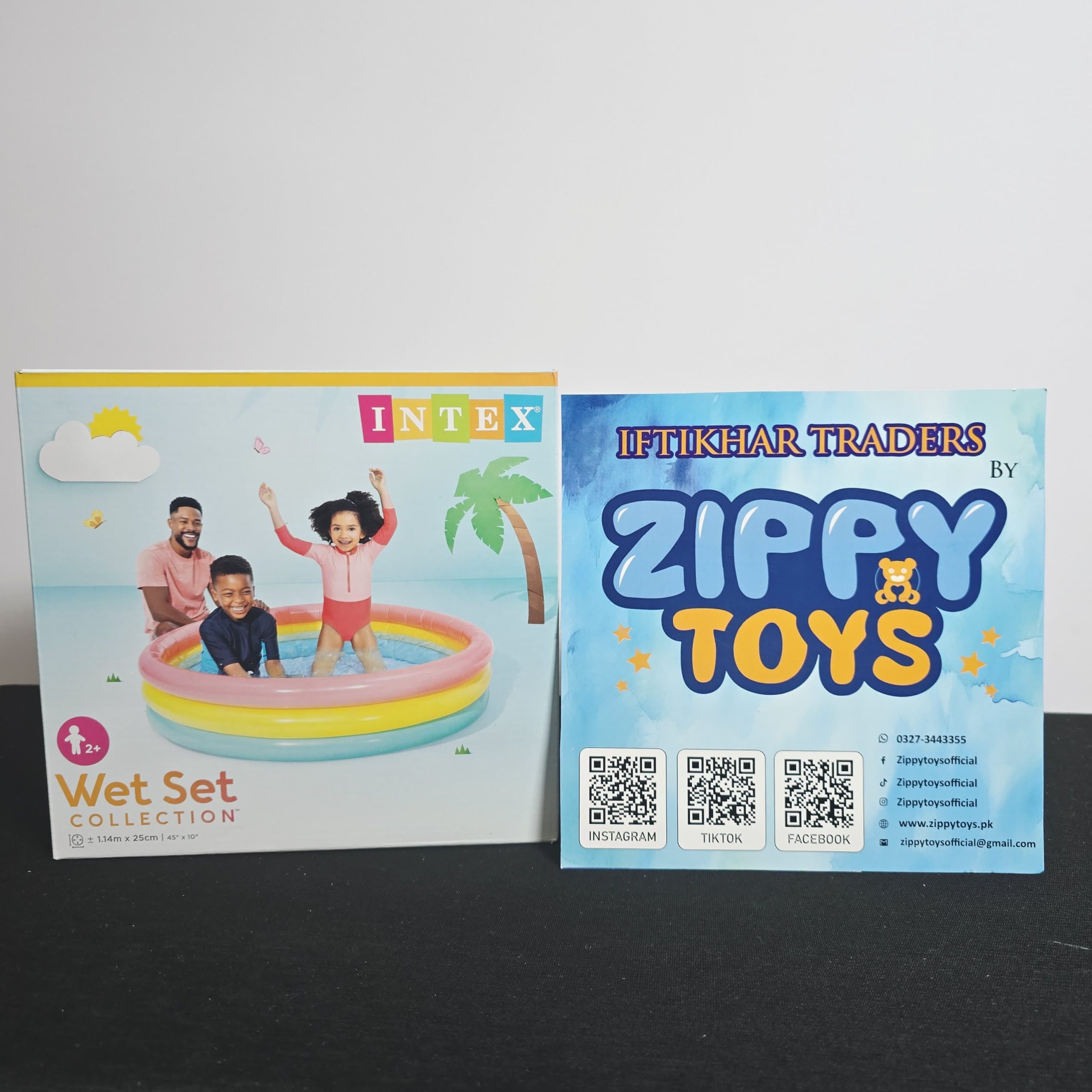 Intex Wet Set Collection™ – Vibrant 3-Ring Inflatable Sunset Pool - Image 3