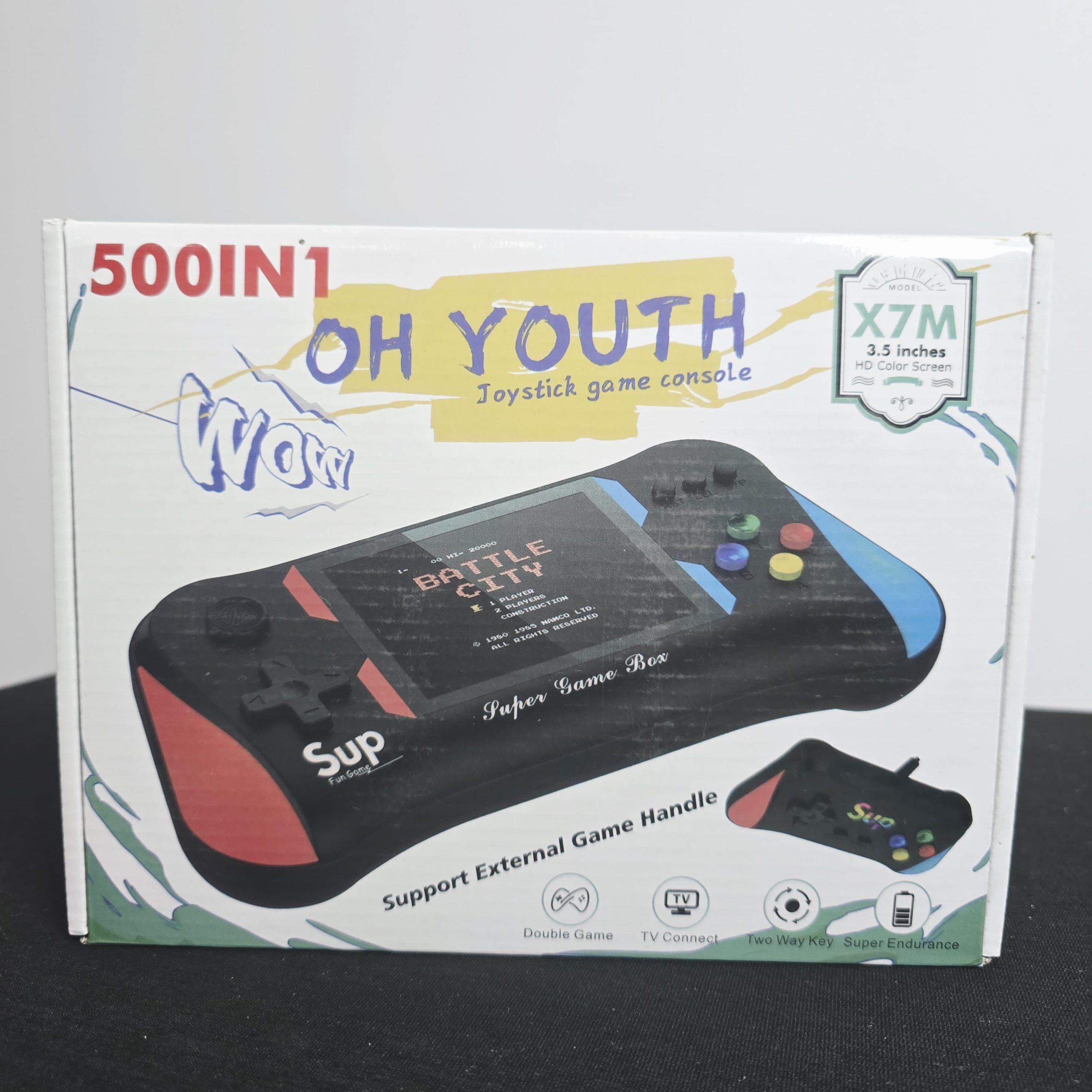 OH YOUTH X7M Retro Handheld Console – 500-in-1 Super Game Box - Image 5