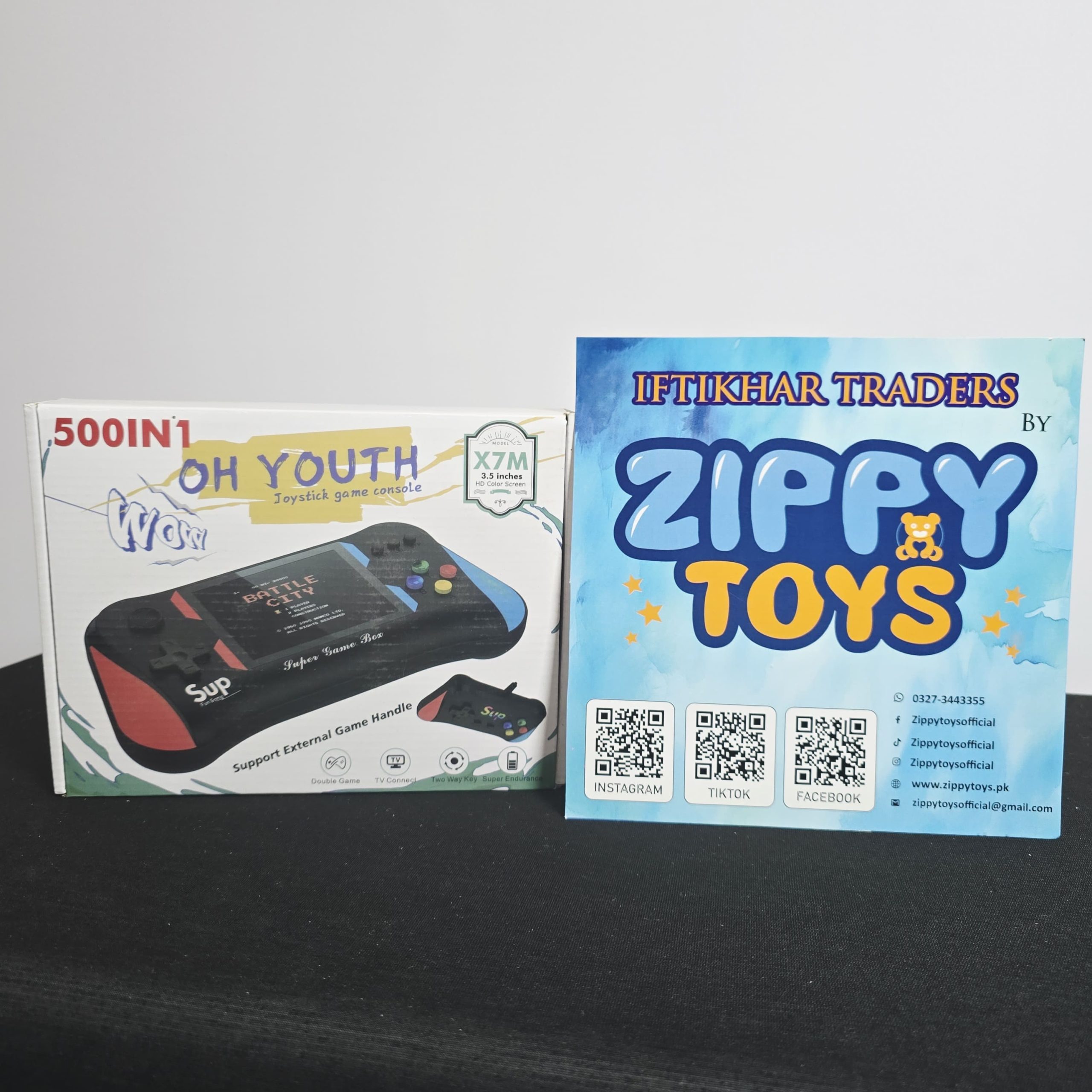 OH YOUTH X7M Retro Handheld Console – 500-in-1 Super Game Box - Image 3