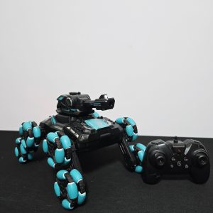 8-Wheel Drive "Spray & Water Bomb" RC Stunt Tank - 2.4GHz High-Speed All-Terrain Vehicle with LED Lights, Music, and Mist Spray